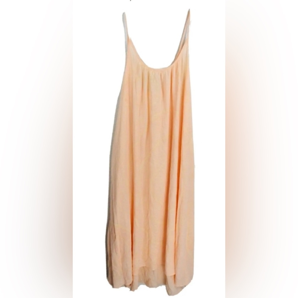 9seed Tulum Maxi Dress Peach Tie Dye